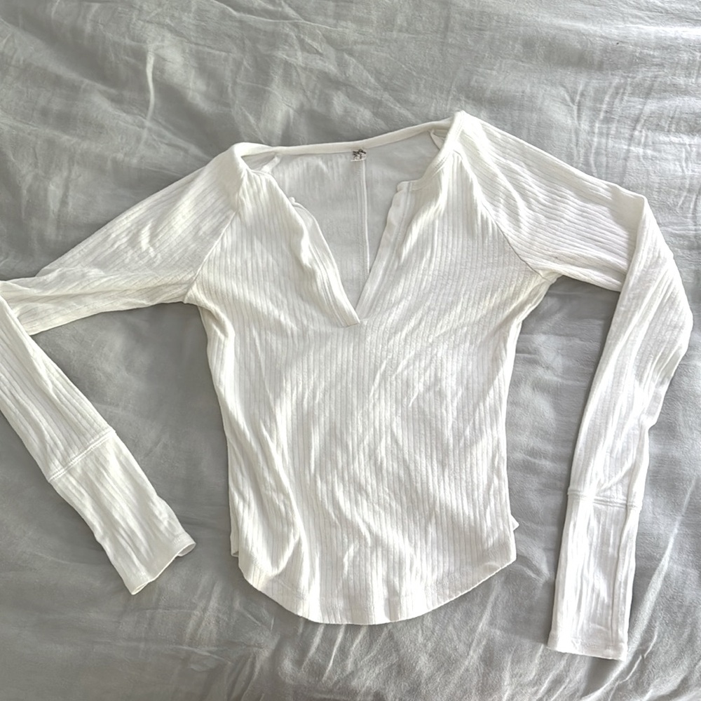 white free people top